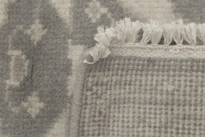 Taupe Floral 3X5 Oushak Oriental Rug