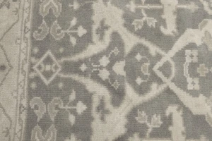 Taupe Floral 3X5 Oushak Oriental Rug