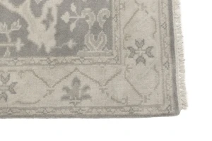 Taupe Floral 3X5 Oushak Oriental Rug
