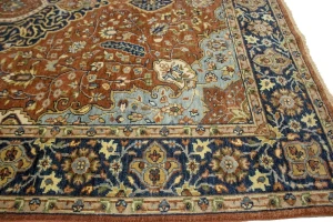 Rust Floral Sarouk 6X9 Goravan Heriz Oriental Rug