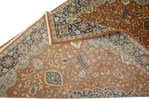 Rust Floral Sarouk 6X9 Goravan Heriz Oriental Rug