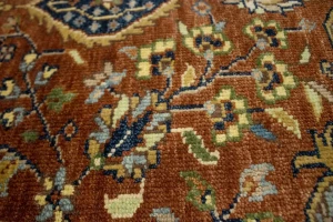 Rust Floral Sarouk 6X9 Goravan Heriz Oriental Rug
