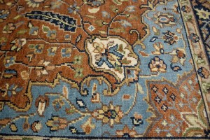 Rust Floral Sarouk 6X9 Goravan Heriz Oriental Rug