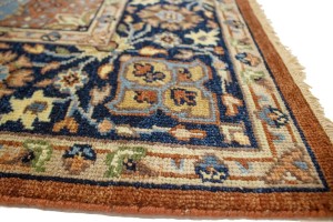 Rust Floral Sarouk 6X9 Goravan Heriz Oriental Rug