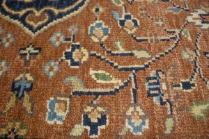 Rust Floral Sarouk 6X9 Goravan Heriz Oriental Rug