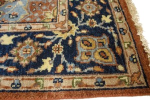 Rust Floral Sarouk 5X8 Goravan Heriz Oriental Rug