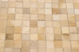 Multicolored Cowhide 8X10 Modern Leather Rug
