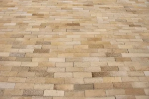Beige Cream Cowhide 7X10 Modern Leather Rug