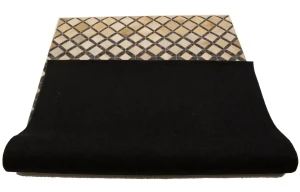 Gray Cowhide 5X8 Modern Leather Rug