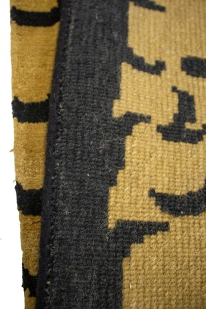 Goldish Beige Tribal 5X7 Fine Nepali Oriental Rug