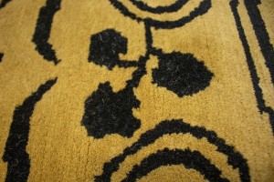 Goldish Beige Tribal 5X7 Fine Nepali Oriental Rug