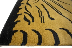 Goldish Beige Tribal 5X7 Fine Nepali Oriental Rug