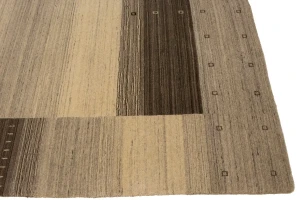 Multicolored Border Tribal 6'8X9'4 Lori Gabbeh Oriental Rug