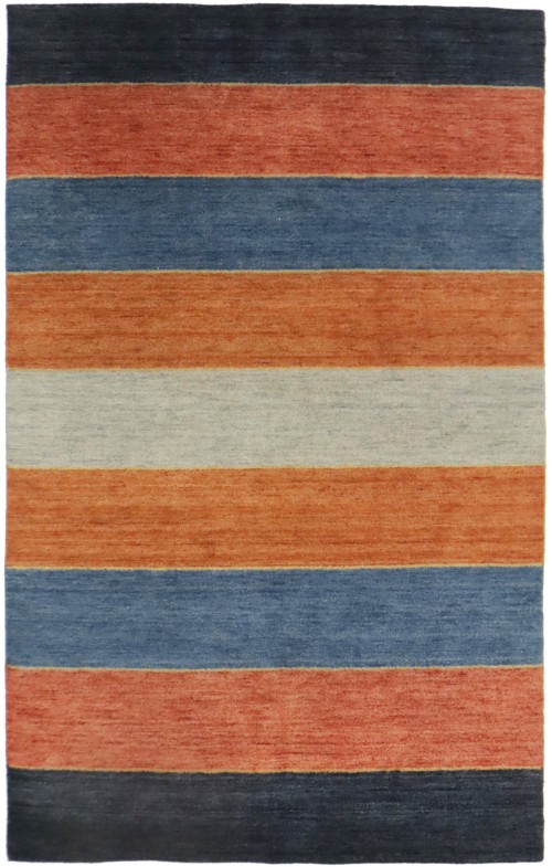 Multicolored Stripes Tribal 5X8 Lori Gabbeh Oriental Rug