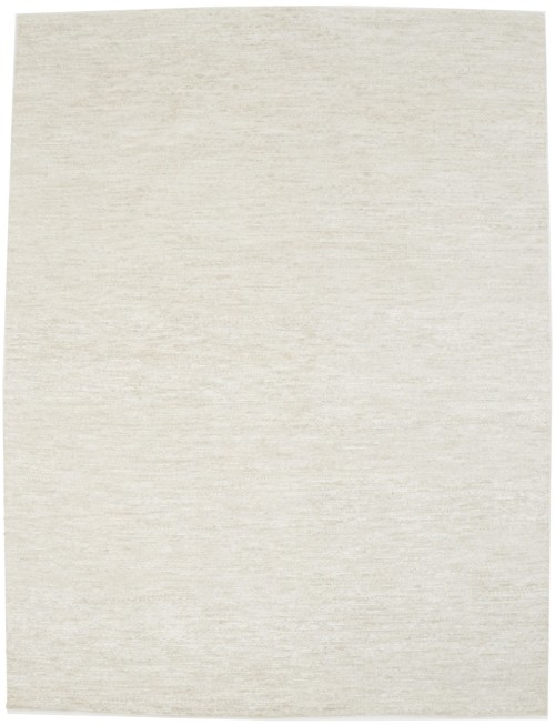 Cream Solid 9X12 Modern Oriental Rug