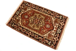 Rusty Red Tribal 2X3 Heriz Serapi Oriental Rug