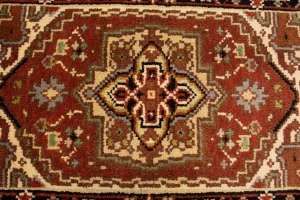 Rusty Red Tribal 2X3 Heriz Serapi Oriental Rug