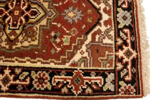 Rusty Red Tribal 2X3 Heriz Serapi Oriental Rug