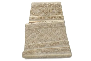 Multicolored Stripes Tribal 2'5X6'8 Modern Oriental Runner Rug