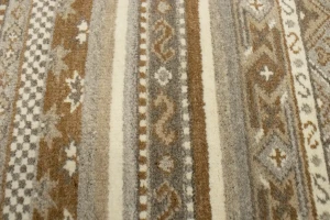 Multicolored Stripes Tribal 2'5X6'8 Modern Oriental Runner Rug