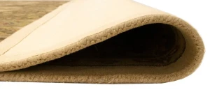 Cream Floral Modern 8X11 Oriental Hand-Tufted Rug
