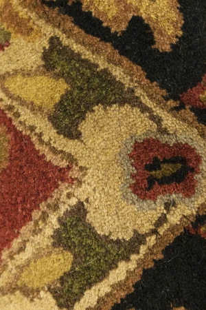 Red Floral Modern 8X11 Oriental Hand-Tufted Rug