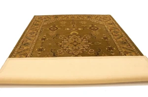 Dark Brown Floral Modern 8X11 Oriental Hand-Tufted Rug