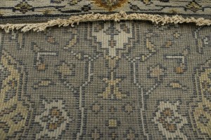 Brownish Floral 3X20 Oushak Chobi Oriental Runner Rug