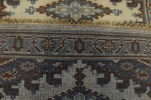 Cream Tribal 3X8 Indo-Viss Oriental Runner Rug