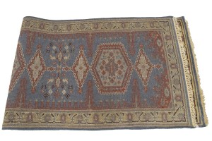 Gray Tribal 3X8 Indo-Viss Oriental Runner Rug