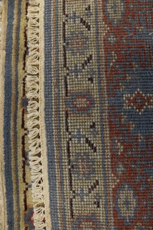 Gray Tribal 3X8 Indo-Viss Oriental Runner Rug