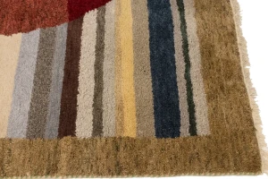 Multicolored Pictorial 6X8 Indo-Gabbeh Oriental Rug