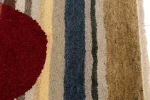Multicolored Pictorial 6X8 Indo-Gabbeh Oriental Rug