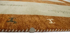 Rust Pictorial Tribal 5'3X6'6 Indo-Gabbeh Oriental Rug