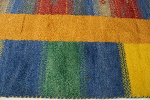 Multicolored Tribal 5X7 Indo-Gabbeh Oriental Rug