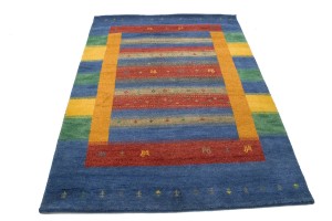 Multicolored Tribal 5X7 Indo-Gabbeh Oriental Rug