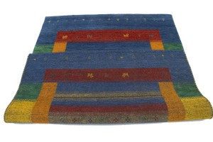 Multicolored Tribal 5X7 Indo-Gabbeh Oriental Rug