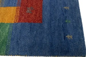 Multicolored Tribal 5X7 Indo-Gabbeh Oriental Rug