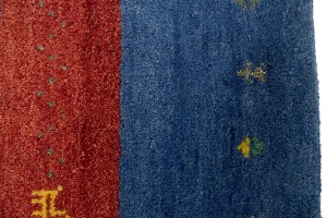 Multicolored Tribal 5X7 Indo-Gabbeh Oriental Rug