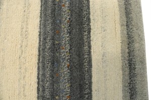 Multicolored Stripes 5X7 Indo-Gabbeh Oriental Rug