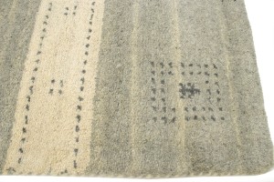 Multicolored Stripes 5X7 Indo-Gabbeh Oriental Rug
