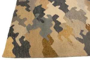 Multicolored Abstract 6'4X9'8 Indo-Gabbeh Oriental Rug