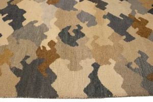 Multicolored Abstract 6'4X9'8 Indo-Gabbeh Oriental Rug