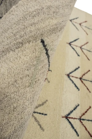 Multicolored Stripes Tribal 3X5 Indo-Gabbeh Oriental Rug