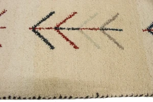 Multicolored Stripes Tribal 3X5 Indo-Gabbeh Oriental Rug