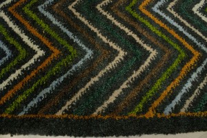 Multicolored Geometric 2X6 Indo-Gabbeh Oriental Runner Rug