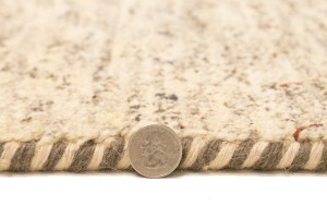 Multicolored Stripes Tribal 7X10 Indo-Gabbeh Oriental Rug