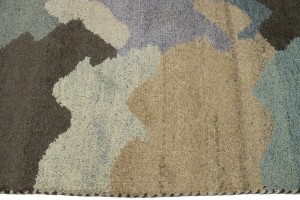 Multicolored Abstract 7X10 Indo-Gabbeh Oriental Rug