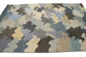 Multicolored Abstract 7X10 Indo-Gabbeh Oriental Rug
