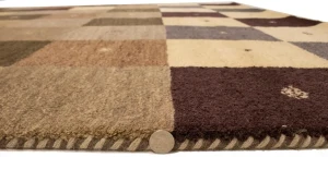 Multicolored Tribal 7X10 Indo-Gabbeh Oriental Rug